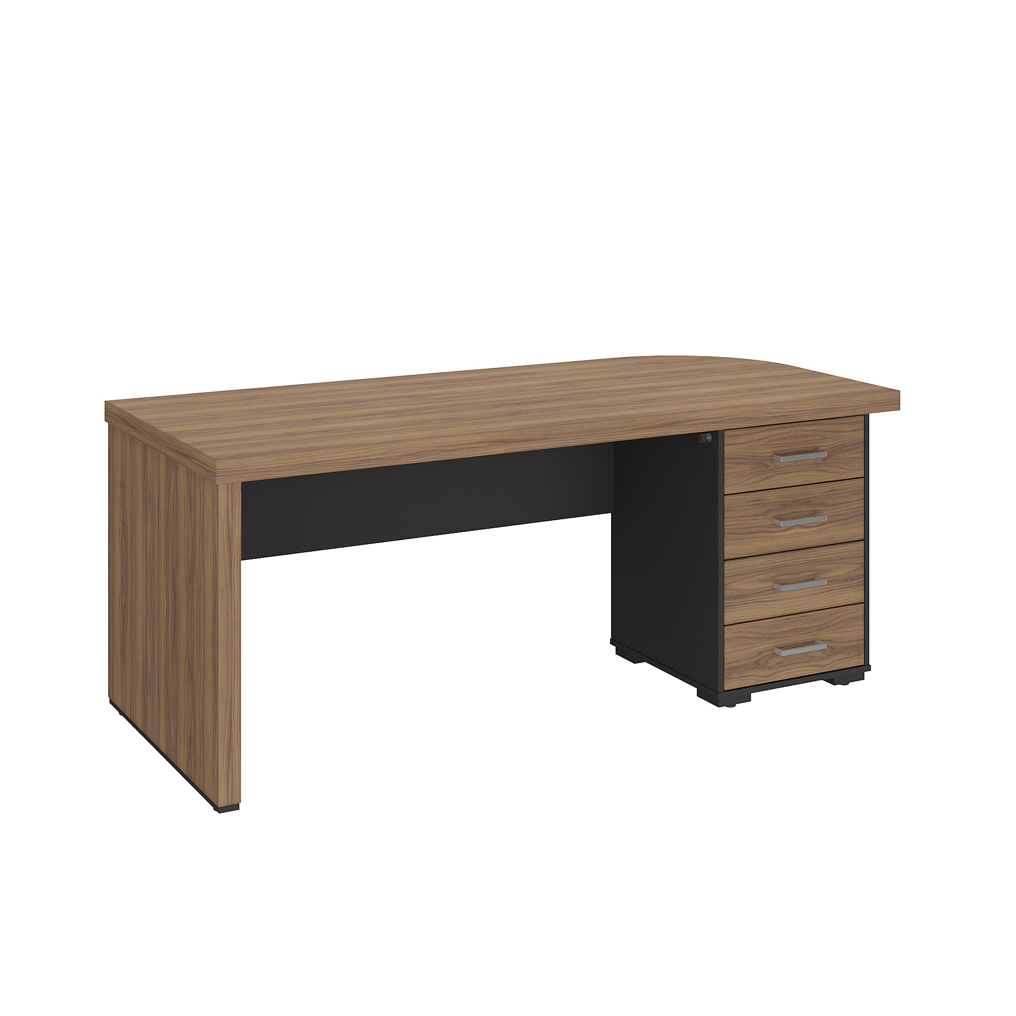 MESA TAMBURATO COM GAVETAS - LADO DIREITO