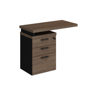 GAVETEIRO LATERAL COM EXTENSÃO 02 GAVETAS E 01 PASTA - START
