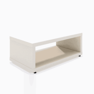 MESA DE CENTRO COM VIDRO - RECEPÇÃO