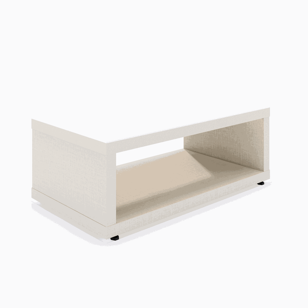 MESA DE CENTRO COM VIDRO - RECEPÇÃO
