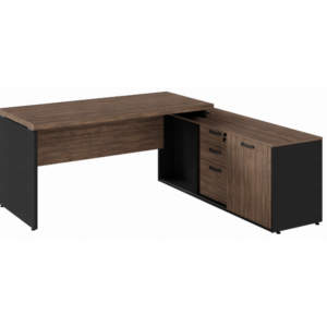 MESA DINÂMICA COM ARMÁRIO LATERAL PORTA DE CORRER - START