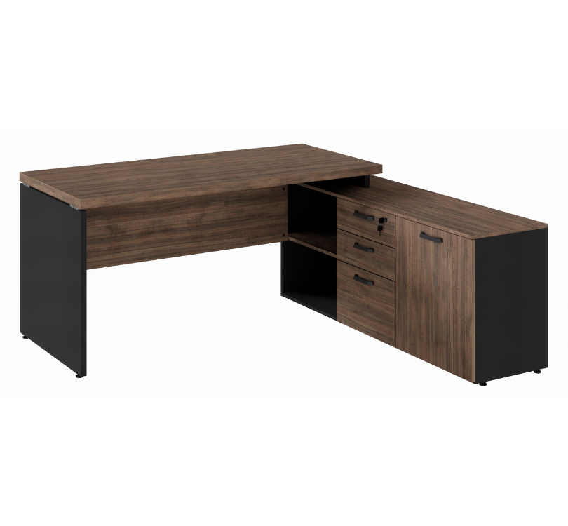 MESA DINÂMICA COM ARMÁRIO LATERAL - START
