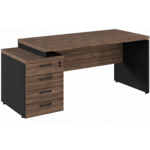 MESA DIRETOR COM GAVETEIRO PED. 04 GAVETAS - START