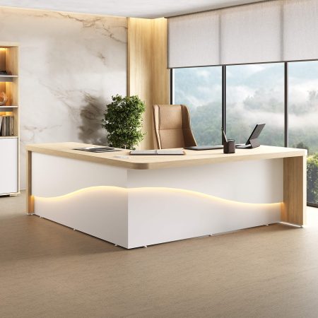 MESA TAMBURATO SUPREME LADO DIREITO - EXECUTIVA - Imagem 2